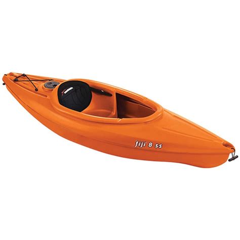 The Sun Dolphin Aruba SS 8′ Sit-in Kayak tracks and paddles with ease while offering maximum stability. It is versatile, lightweight and great for all different ages. Includes: Adjustable padded seat back, dry storage compartment, spray deflector/ collar, recessed drink holder and convenient paddle holder. Specifications: Length: 96″, Width ...